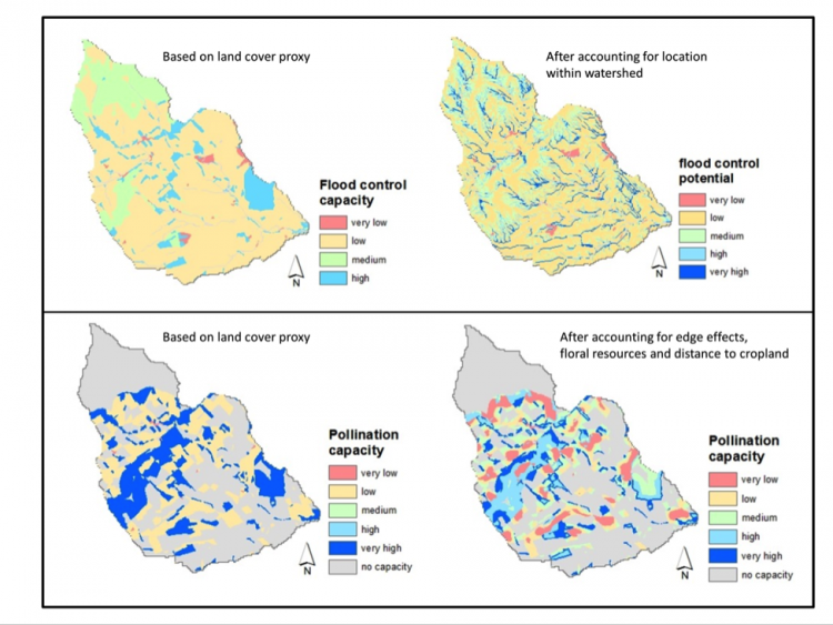 Landscape structure and mapping ecosystem services